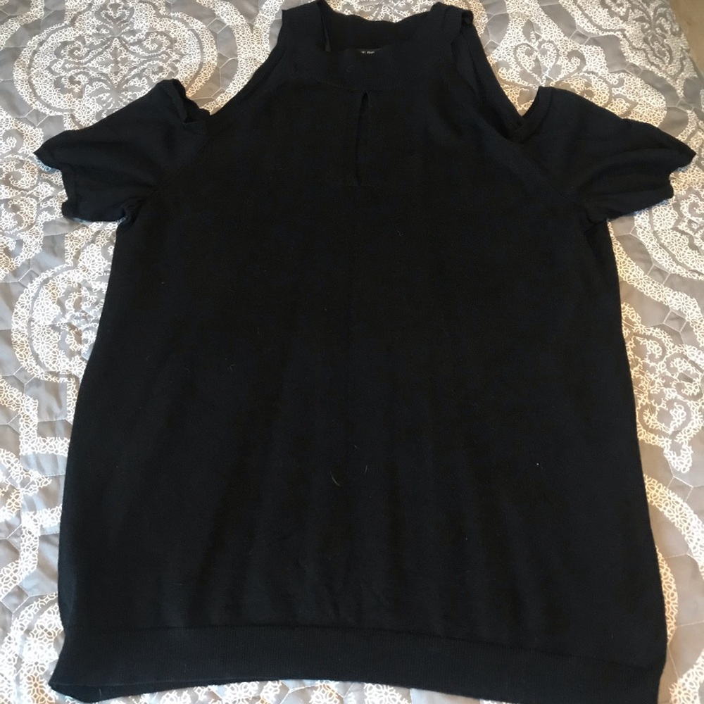 Lane Bryant cold shoulder sweater